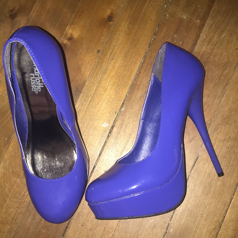 Blue Charlotte Russe pumps